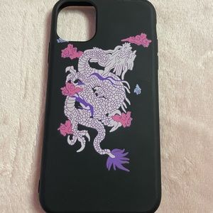 iphone 11 purple dragon phone case